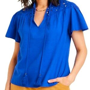 🌼 3 for $15 🌼 Knox Rose Cotton Rayon Blend Peasant Top